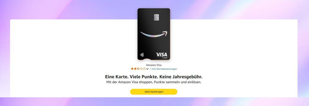 amazon visa karte